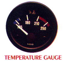 Dashboard Gauges Carparts Typicle Temperature Gauge