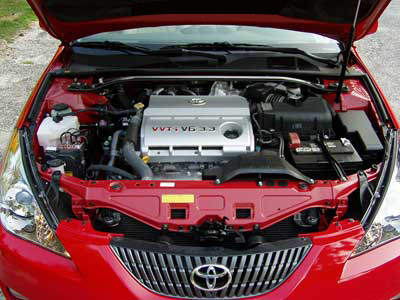 2004 Toyota Solara Convertible Road Test Carparts The Convertible Has Two More Inches Of Rear Seat Headroom Than Solara Coupe Top Goes Down In 10 Seconds When Is Folded Behind