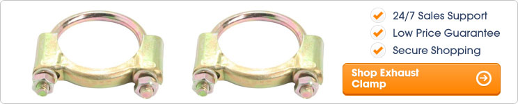 Exhaust Clamp, Exhaust Clamp Sizes, Exhaust Clamp Replacement